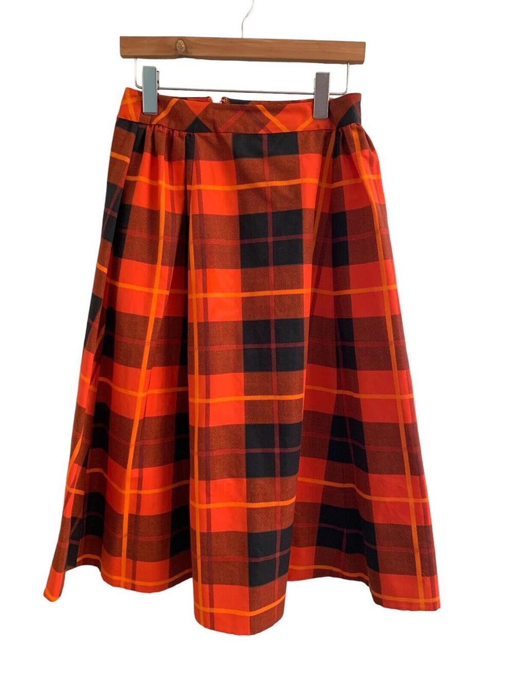 kate spade woodland plaid midi skirt Blaze a Trail Size 4 Red Classic Trendy